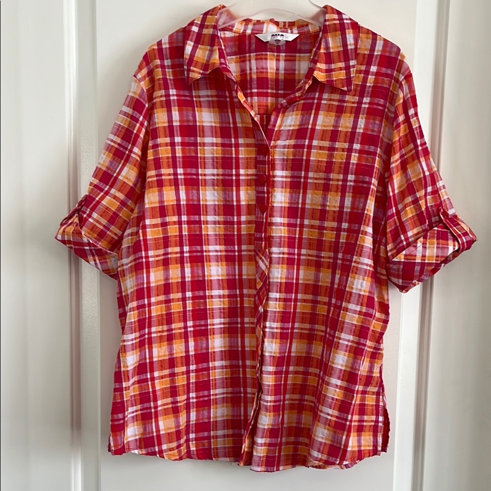 Alia petite button up blouse size 12p